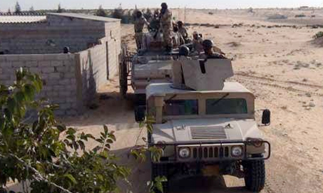 Egypt Army kills 12 suspected militants in sinai