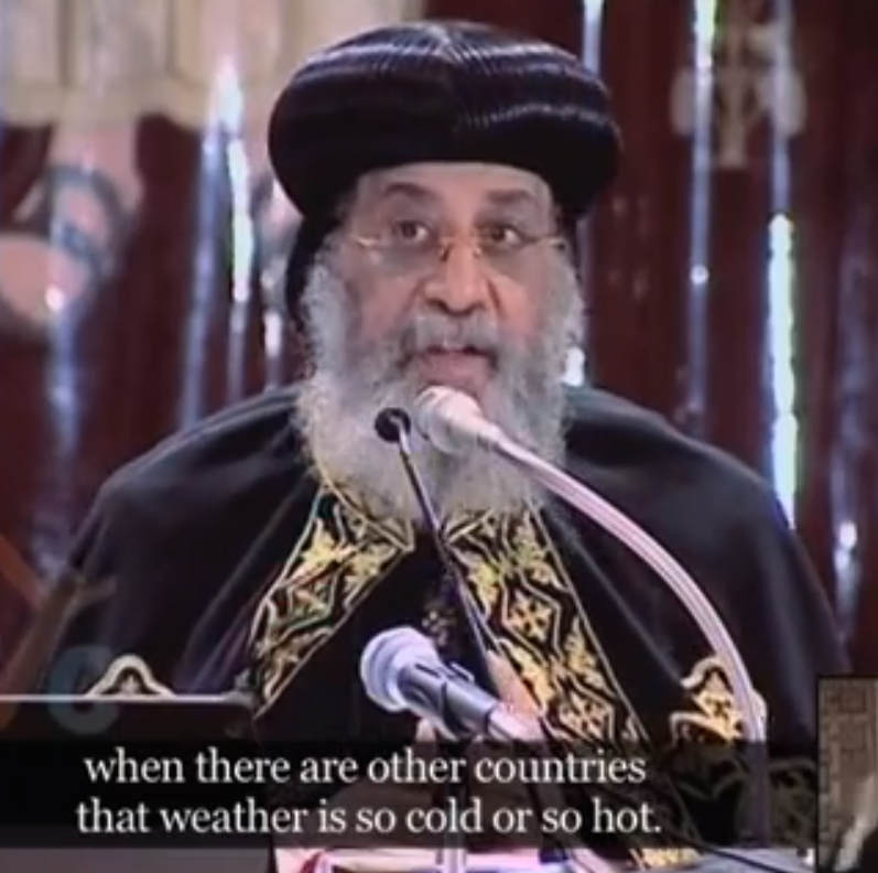Pope Tawadros weekly sermon 13 August 2014: Virtues and obstacles of the life of satisfaction