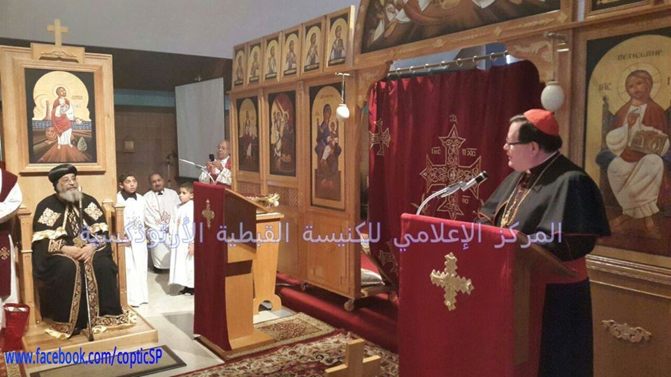 Catholic Cardinal receives Pope Tawadros in Canada 
