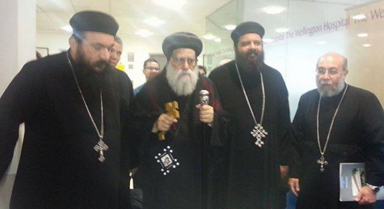 Abba Pachomius leaves hospital today and returns to Cairo next week 