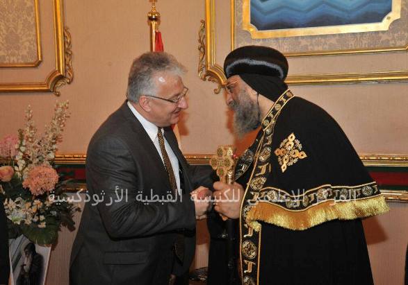 Pope Tawadros receives Hungarian Vice prime minister