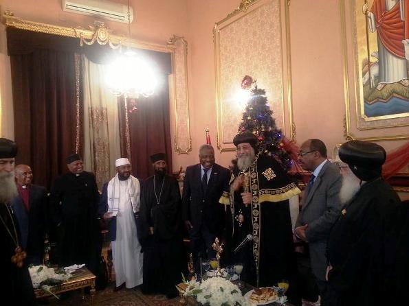 Coptic Church celebrates the Ethiopian People's diplomatic delegation