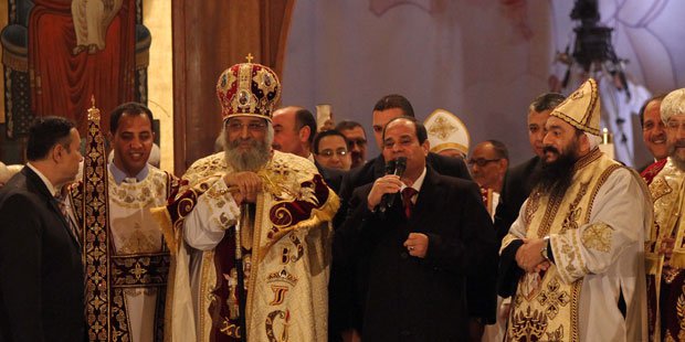 Sisi visits Christmas mass at Cairo’s Abbasiya cathedral