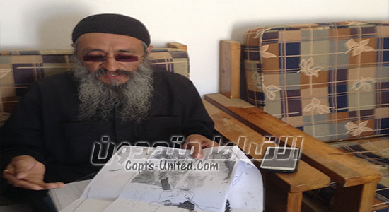 Monk Paul offers alternative to the new road at Wadi Rayyan monastery