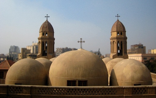 Copts in Toleihat celebrate the Easter at their homes fearing fanatics