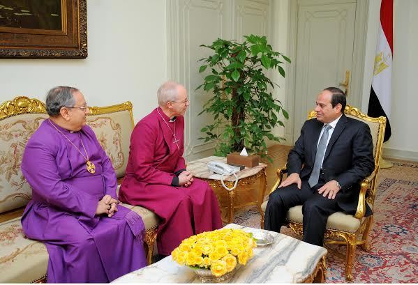 President Al-Sisi tells Archbishop of Canterbury Christians ‘not a minority’ in Egypt