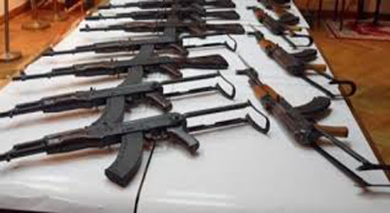 Extensive security campaign around the governorates to seize weapons