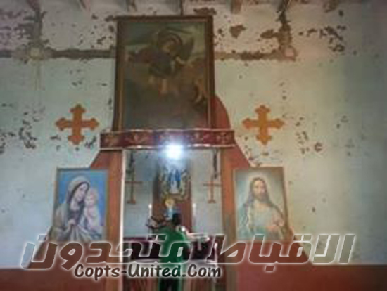 Copts of Rahmaniyah praying in a church that has been closed for 30 years