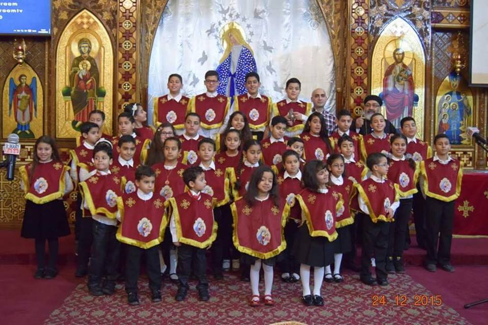 Coptic church celebrate western Christmas in England