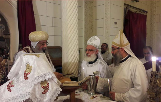 Pope celebrates the feast of Jonah in Alexandria