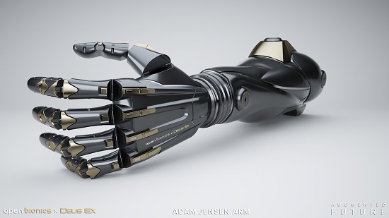 Prosthetic arms inspired by 'Deus Ex' are coming next year