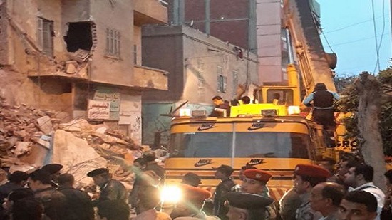 Six-story building collapses in Shubra al-Kheima, no casualties