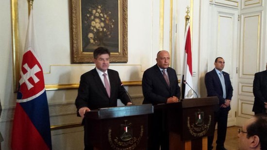 Slovakian foreign minister arrives in Cairo for talks
