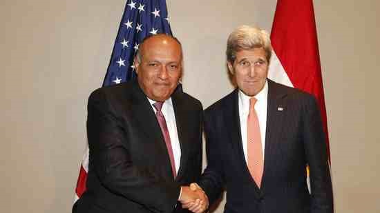 Egypt FM, US Sec. of State discuss regional developments
