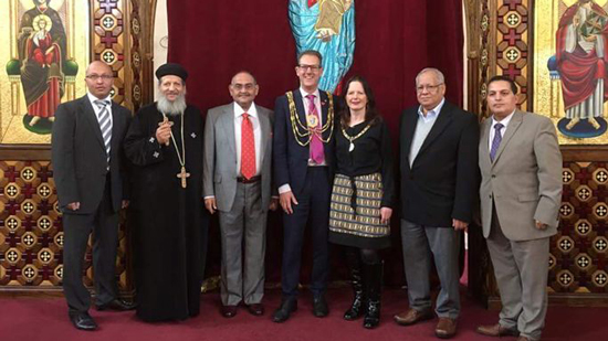 Mayor of Brighton visits Coptic Church