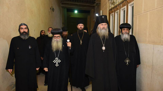 Russian church delegation visits Baramous Monastery in Wadil Natroun