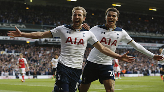 Tottenham beat local rivals Arsenal to keep up title challenge