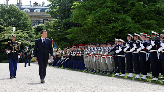 Macron takes office as French president