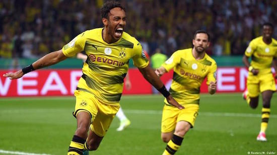 Borussia Dortmund win German Cup, beating Frankfurt 2-1