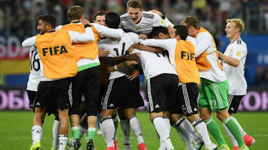 Germany survive Chile onslaught to win Confederations Cup