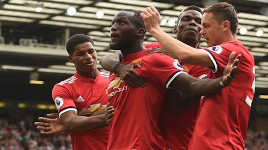 Lukaku strikes twice as United crush West Ham