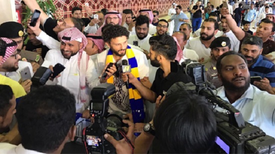 Egyptian midfielder Ghaly receives warm welcome in Saudi Arabia