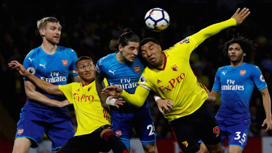 Deeney questions Arsenals spirit after Watford defeat