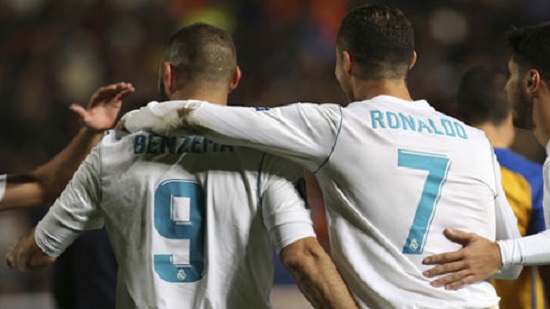 Madrid celebrates as Benzema and Ronaldo find the net again