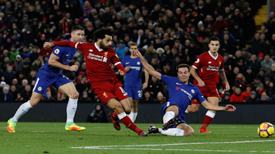 Red-hot Salah scores against former club Chelsea in Liverpools 1-1 draw