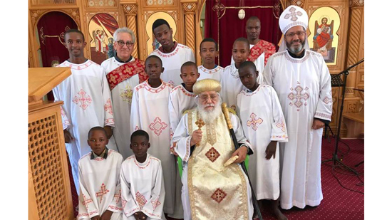 Antony visits Namibia and celebrates Epiphany with the Coptic congregation