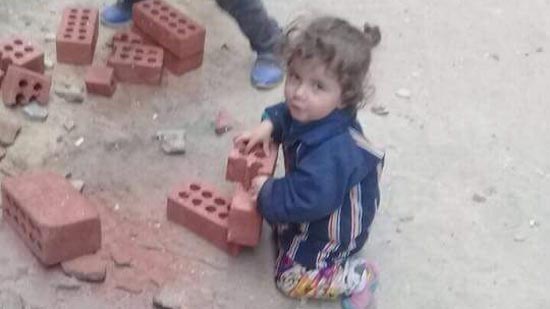 36 months Coptic girl contributes to the construction of a church in Minya