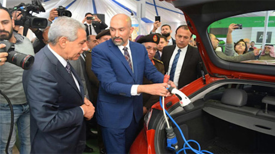 Egypt opens countrys first electric vehicle charging station