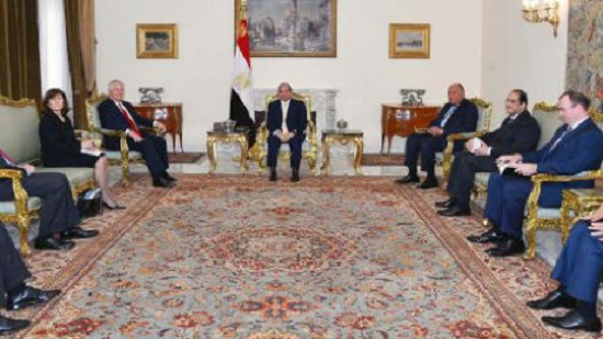 US should revive negotiations between Palestinians and Israelis, Egypts Sisi tells Tillerson