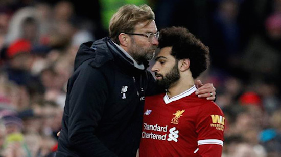 Egypts winger Salah praises coach Klopp eyes titles with Liverpool