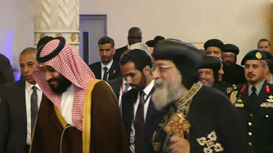 Coptic Church praises visit of the Saudi Crown Prince to the Cathedral 