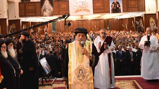 Pope Tawadros celebrates the Golden Jubilee in the Church of our Lady in the Zeitoun