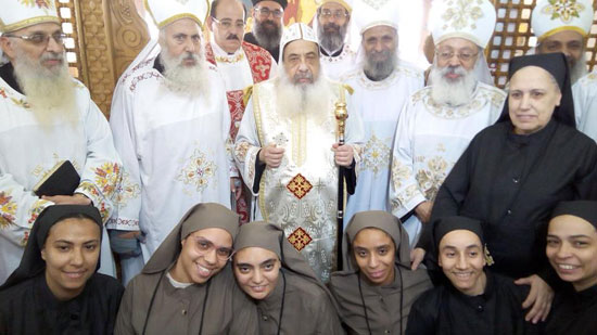 Bishop of Maadi ordains two nuns