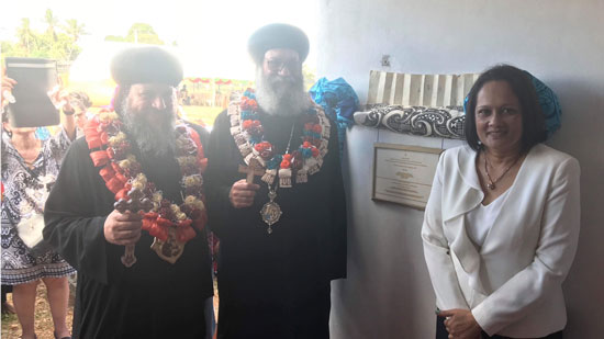 Bishop of Melbourne Lays the Foundation Stone of the Church of Fiji