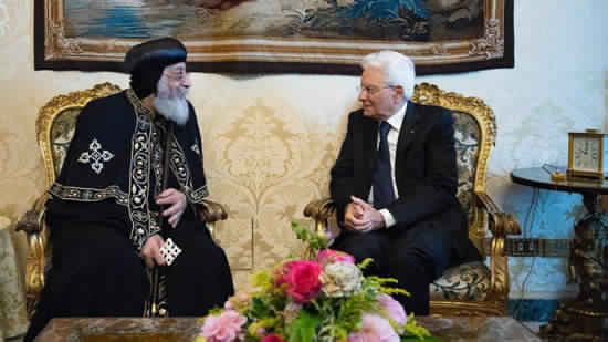 Italian President: Coptic Church is the oldest in the world