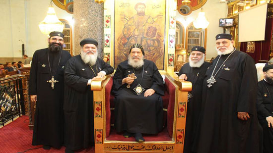Archbishop of Qena celebrates the return of His Grace Bishop Sharubim