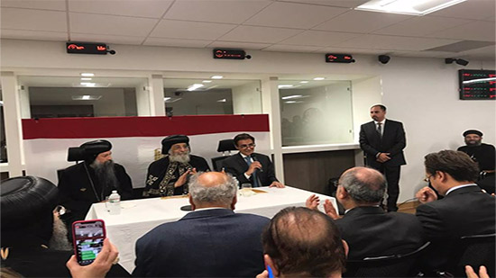 Pope Tawadros holds meeting with the priests of Canada and their families