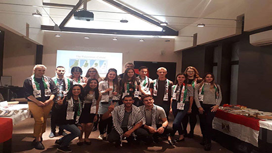 A delegation from MAAT organization discuss the Egyptian culture with European Youth