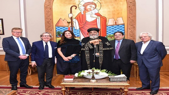 Pope Tawadros Receives Delegation from the European Union