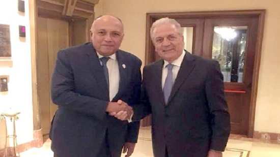 Egypts Shoukry discusses illegal immigration with EU migration commissioner in Addis Ababa