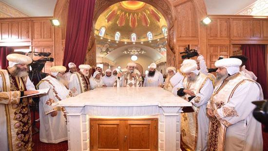 Pope inaugurates the Church of St. Poktor Monastery in Khatatba