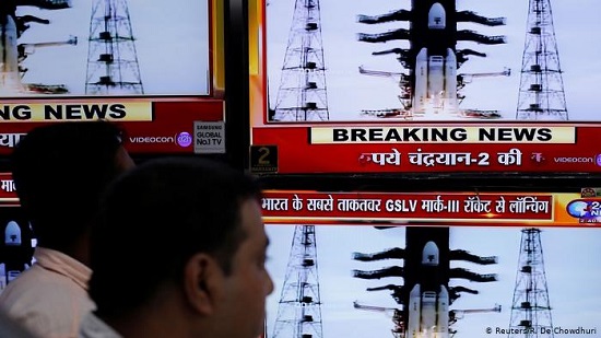 India s moon mission blasts off after delay
