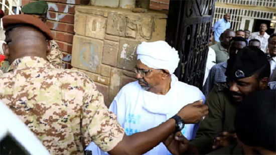Sudans ex-president Bashir arrives at corruption trial
