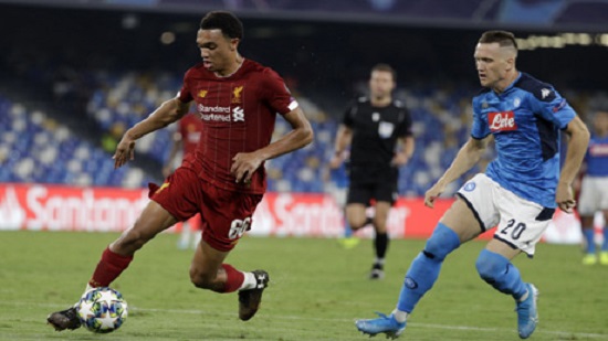 Napoli stun defending champions Liverpool

