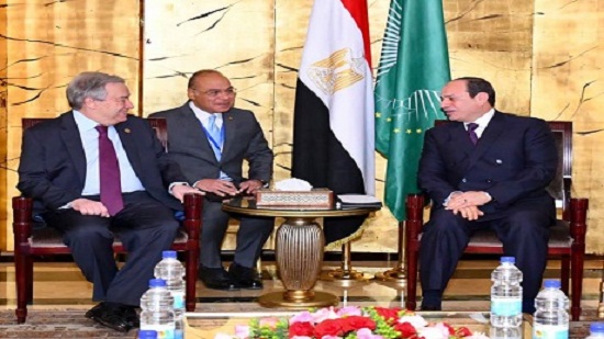 Egypts Sisi meets with UN secretary general in Addis Ababa, chairs AU summit closed session
