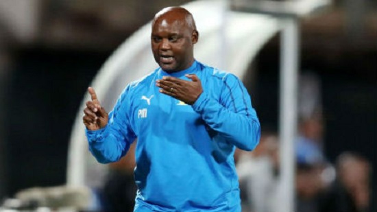 Sundowns coach Mosimane asks players to be calm against Ahly
